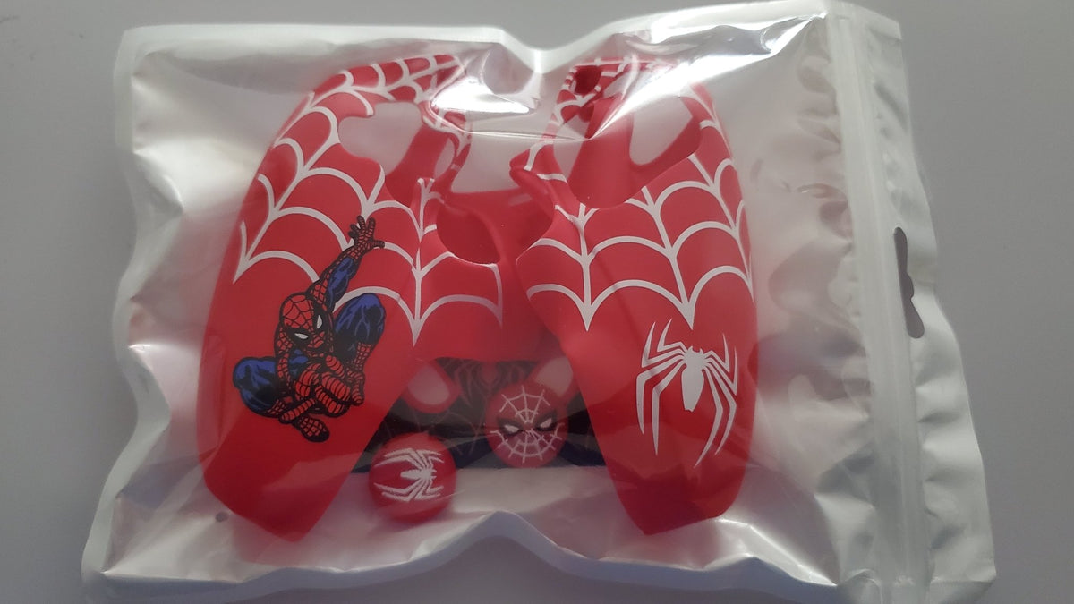 Coque de protection silicone pour manette PS5 Dualsense + 2 grips + 1 sticker | 27 modèles au choix