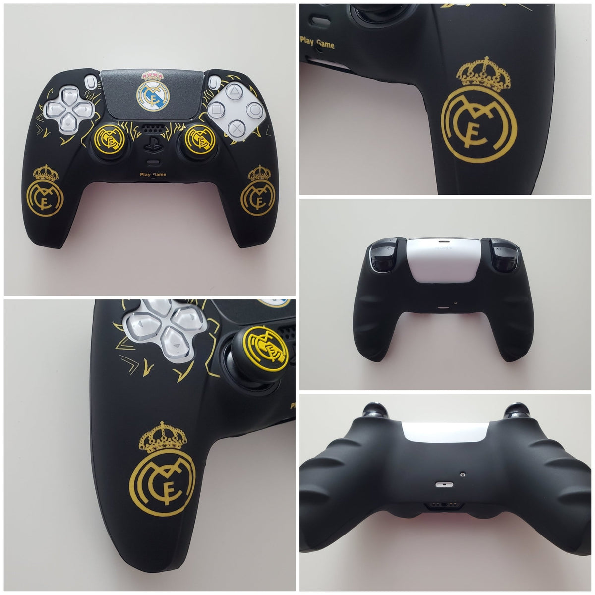 Coque de protection silicone pour manette PS5 Dualsense + 2 grips + 1 sticker | 27 modèles au choix