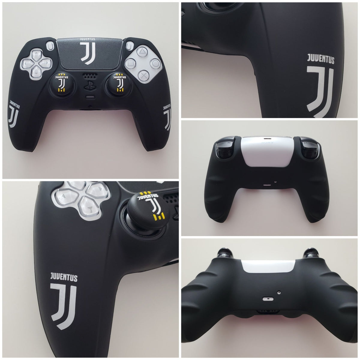 Coque de protection silicone pour manette PS5 Dualsense + 2 grips + 1 sticker | 27 modèles au choix