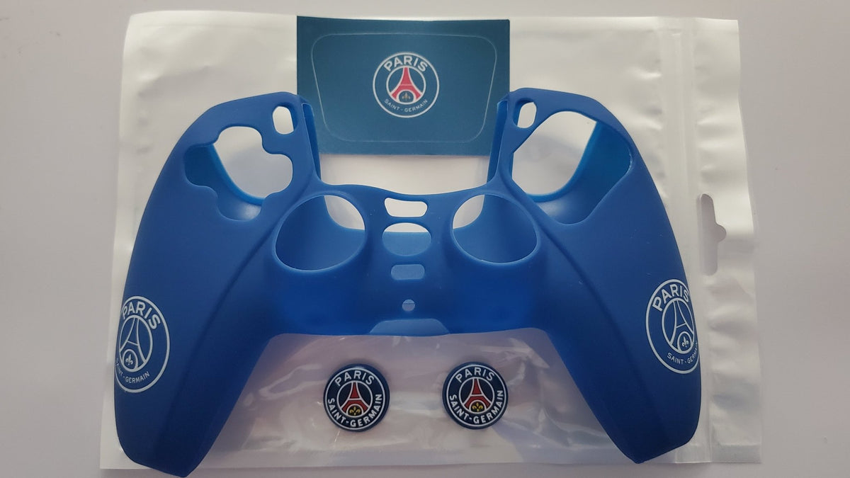 Coque de protection silicone pour manette PS5 Dualsense + 2 grips + 1 sticker | 27 modèles au choix