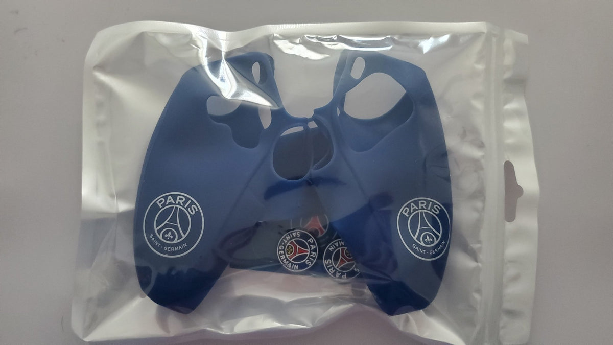 Coque de protection silicone pour manette PS5 Dualsense + 2 grips + 1 sticker | 27 modèles au choix